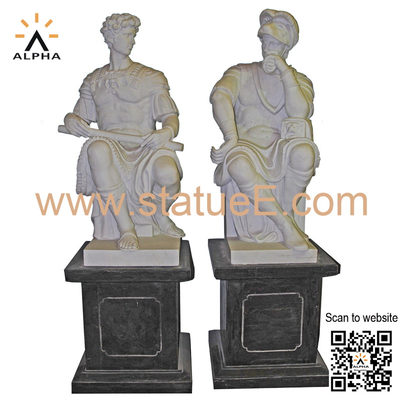 Old Roman statues